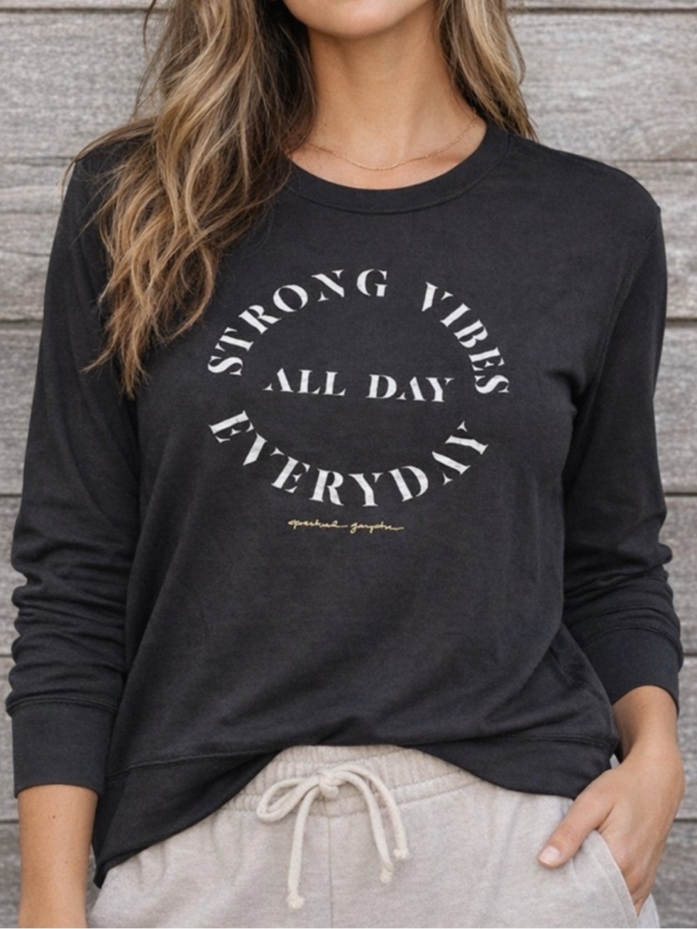 NWT Spiritual Gangster Strong Vibes Relaxed Sweatshirt - Size Small & Medium